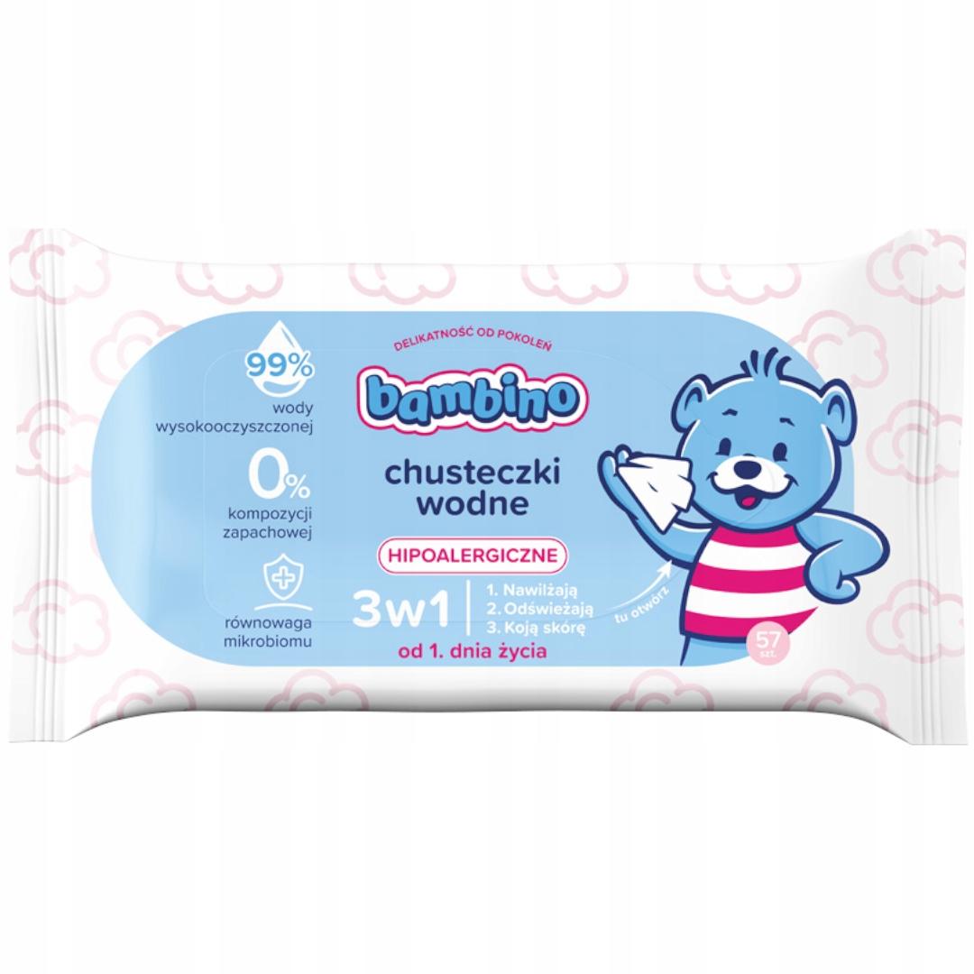 Bambino Chusteczki bezzapachowe 57 szt.