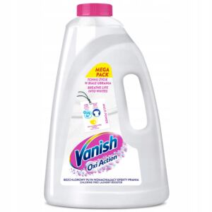 Vanish odplamiacz wybielacz w płynie do tkanin białych Oxi Action White 3 L