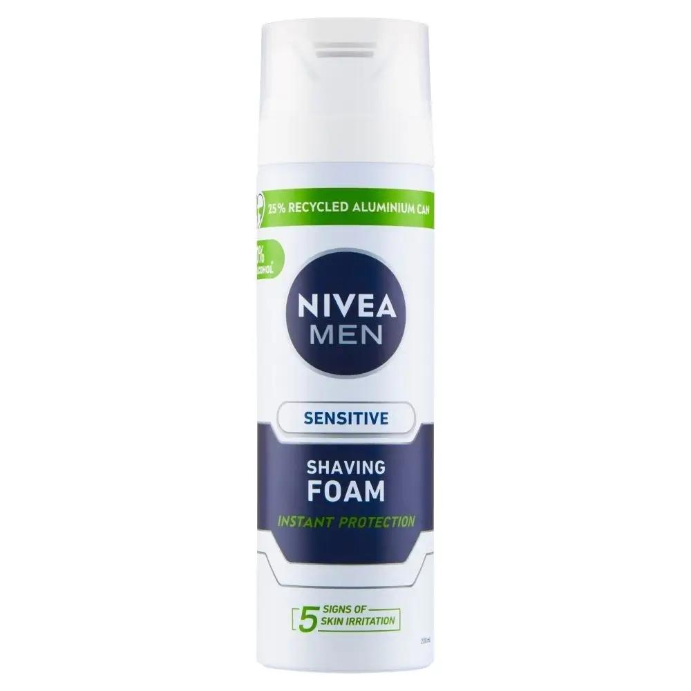 NIVEA Men Łagodząca pianka do golenia Sensitive 200 ml - obrazek 9