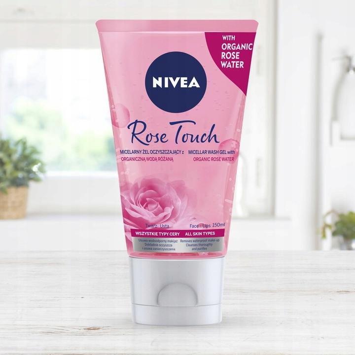NIVEA MicellAIR żel micelarny z wodą różaną 150ml - obrazek 2