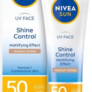 NIVEA SUN Shine Control Matujący Krem do twarzy SPF 50, 50 ml