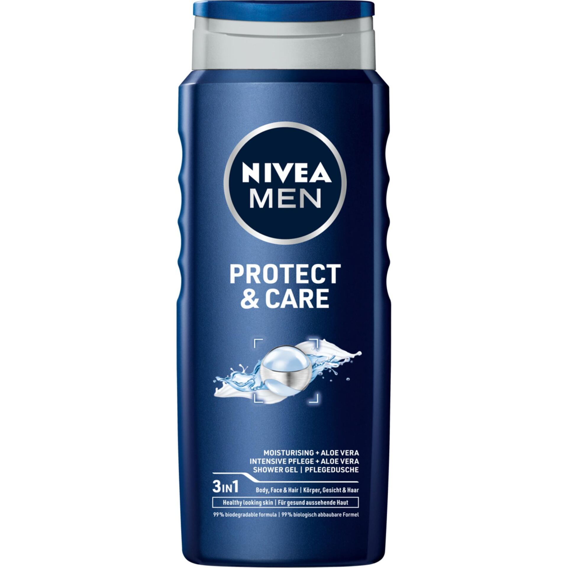 NIVEA PIELĘGNUJĄCY ŻEL POD PRYSZNIC PROTECT & CARE 500 ML - obrazek 4