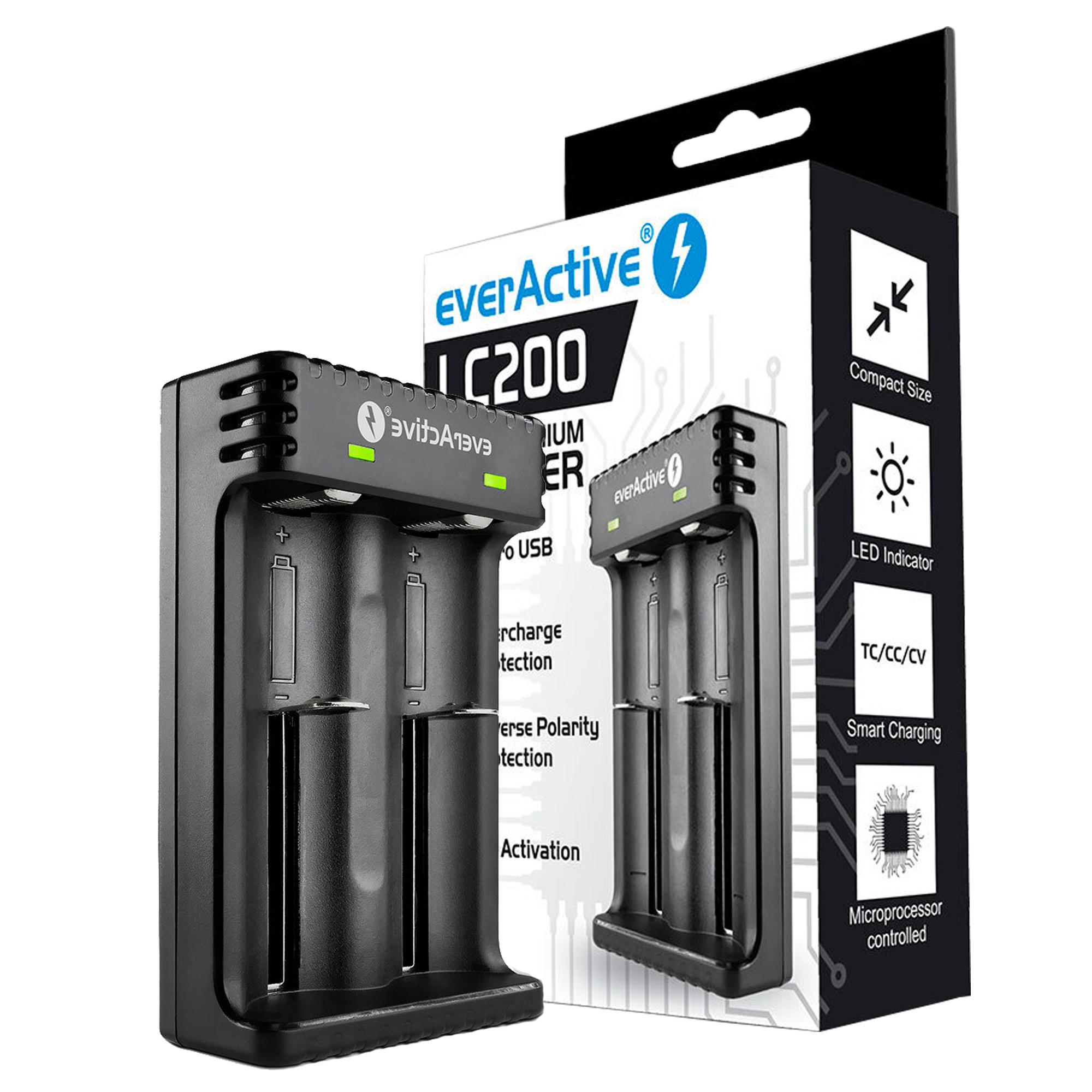 EVERACTIVE ŁADOWARKA DO AKUMULATORÓW 18650 21700 - obrazek 7