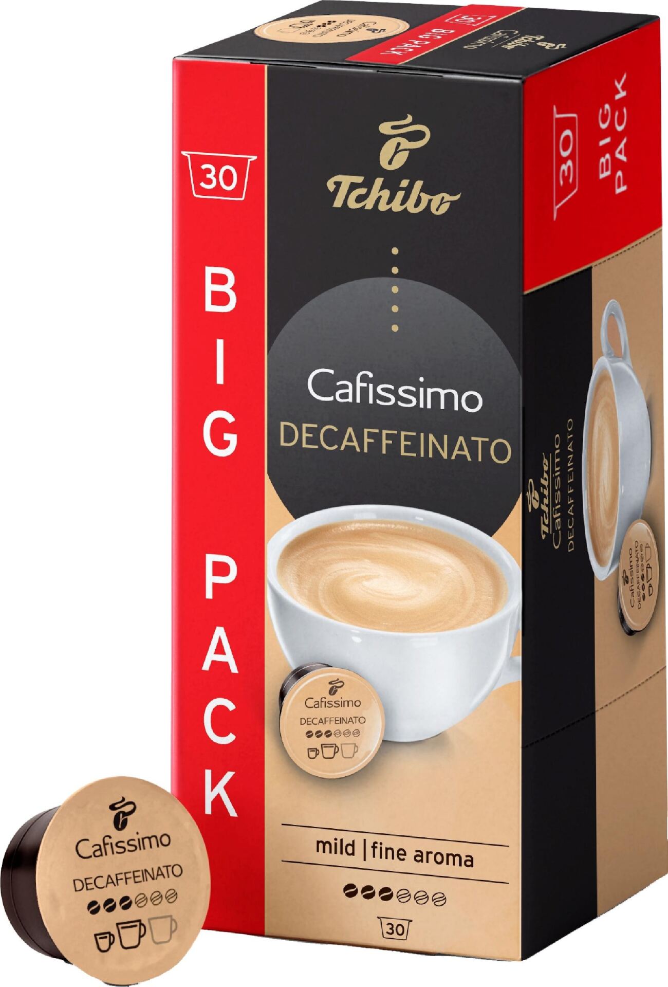 Tchibo Cafissimo Decaffeinato Bezkofeinowa Kawa Kapsułki 30kaps - obrazek 6