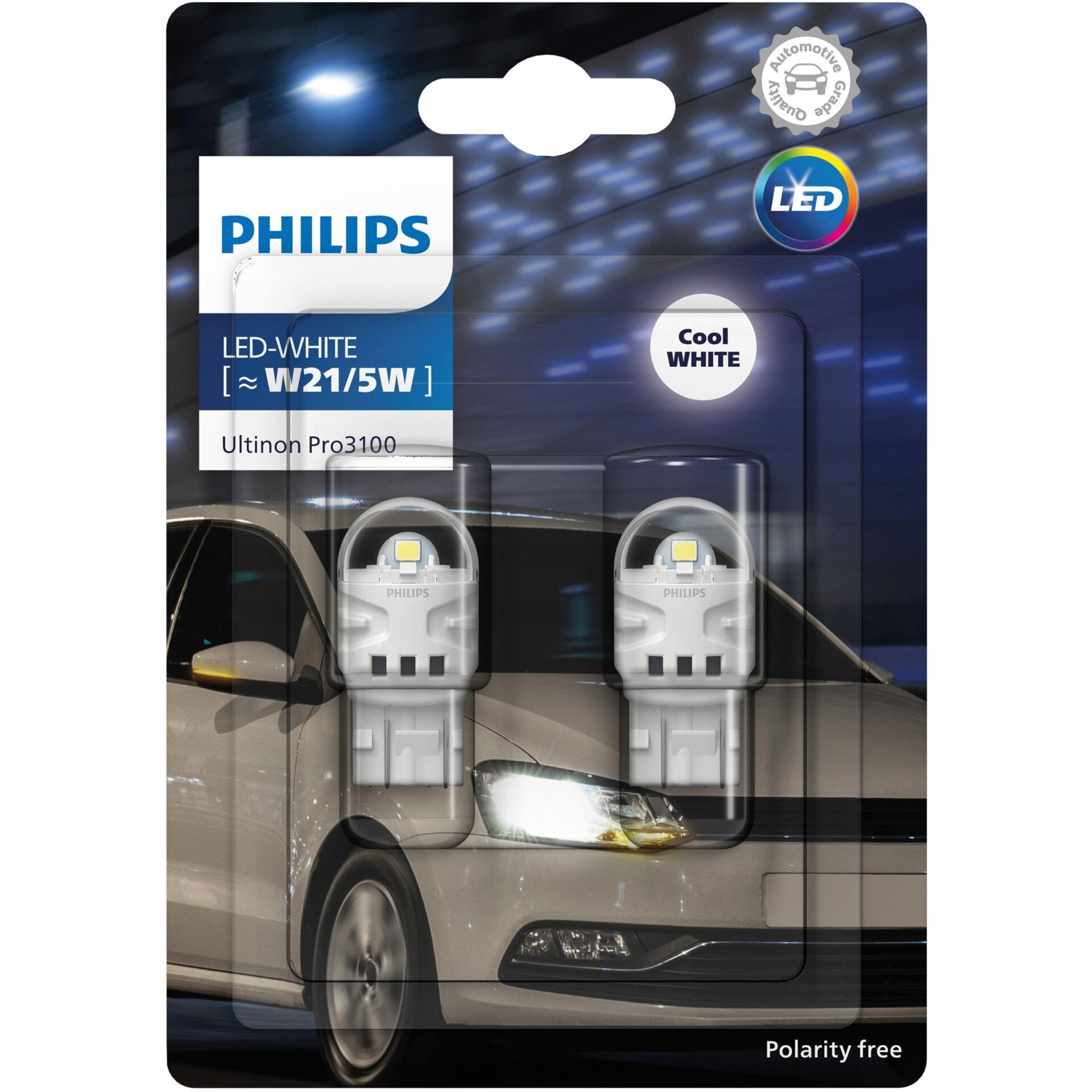 Żarówki LED PHILIPS Ultinon Pro3100 W21/5W 6000K - obrazek 4