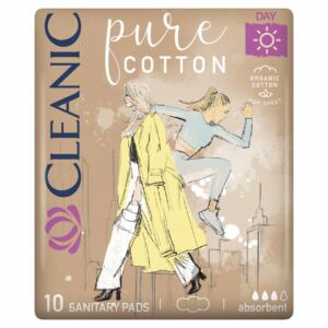 CLEANIC Podpaski higieniczne Pure Cotton Day 10szt