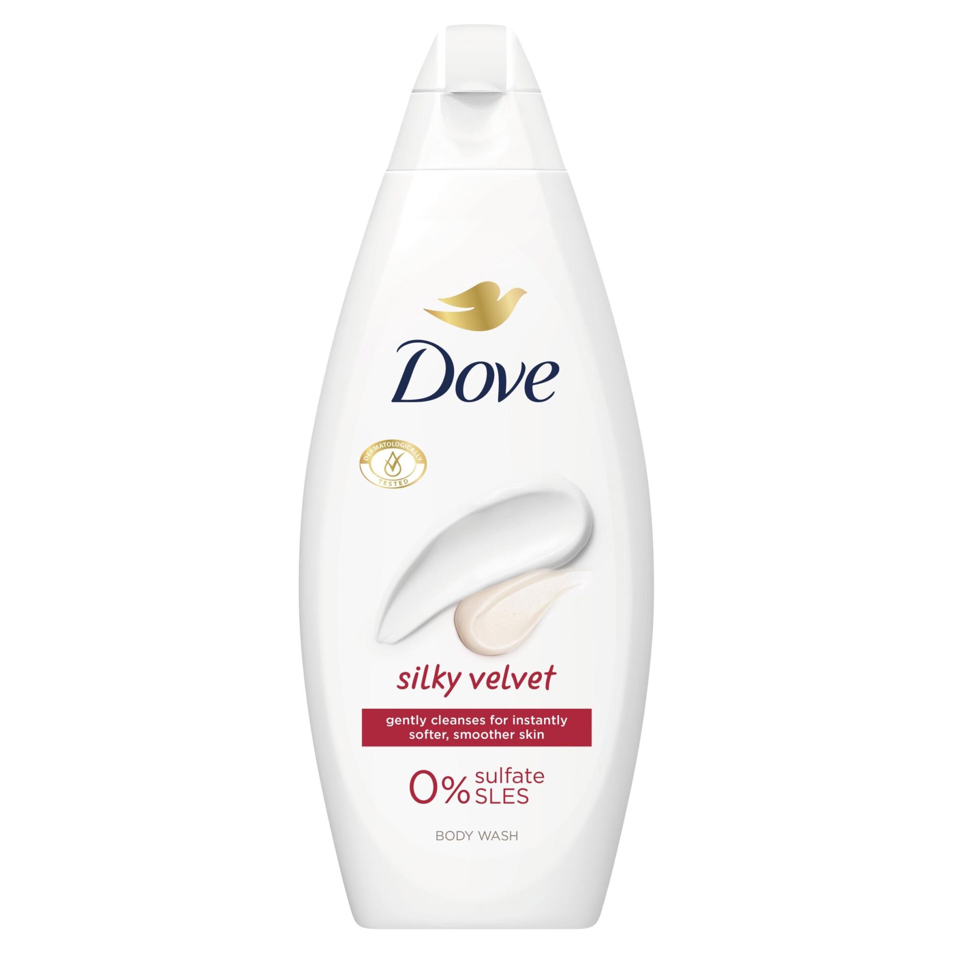 DOVE SILKY VELVET ŻEL NAWILŻAJĄCY POD PRYSZNIC DELIKATNA MIĘKKA SKÓRA 250ML - obrazek 2