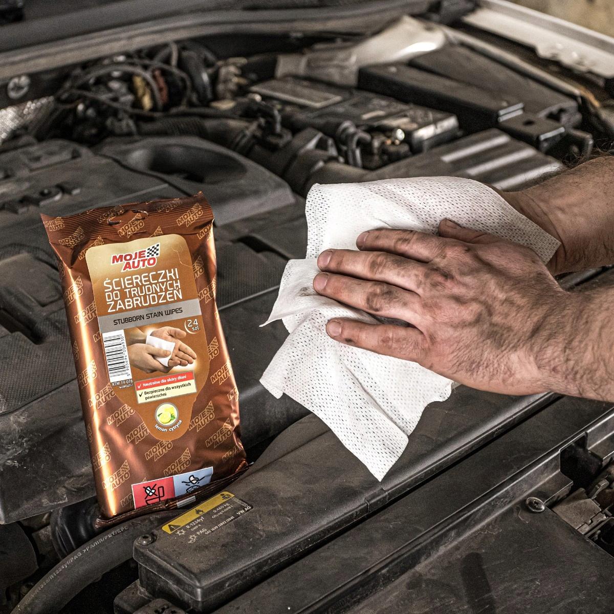 MOJE AUTO Ściereczki do Trudnych Zabrudzeń 24 sztuki - obrazek 3