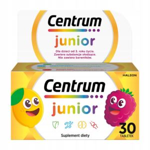 Multiwitamina Centrum Junior dla Dzieci minerały 30 tabletek do ssania
