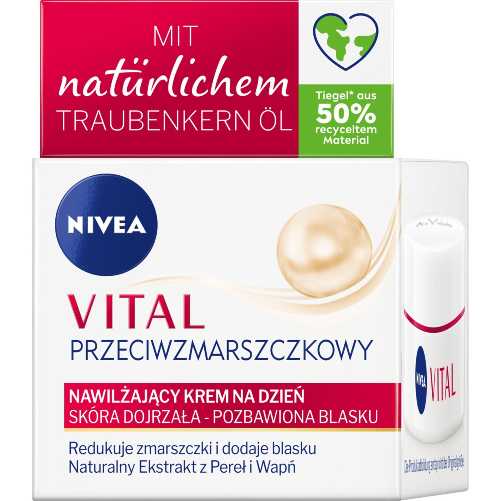 NIVEA Krem na Dzień Vital Przeciwzmarszczkowy Nawilżający, 50 ml - obrazek 9