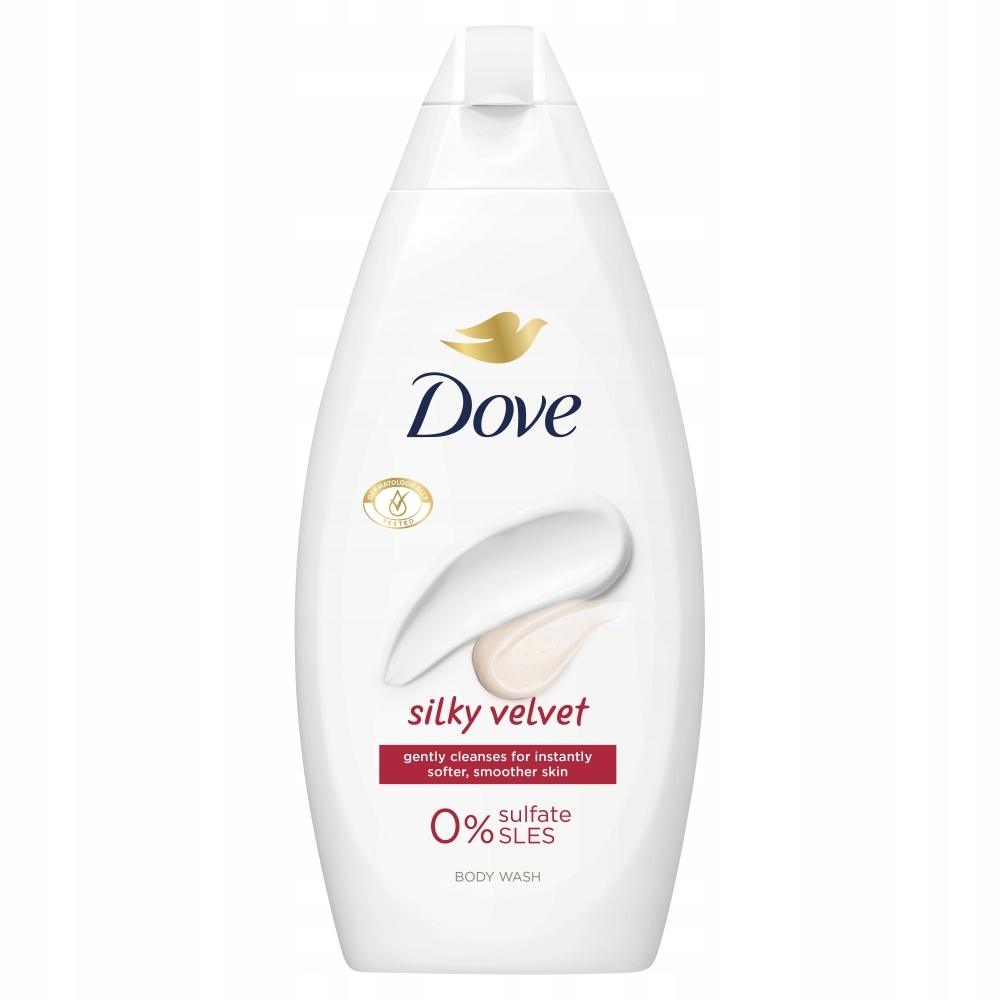 DOVE SILKY VELVET ŻEL NAWILŻAJĄCY POD PRYSZNIC DELIKATNA MIĘKKA SKÓRA 450ML