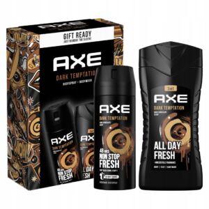 Axe Zestaw świąteczny Męski Dark Temptation Dezodorant 150 ml + Żel 250 ml