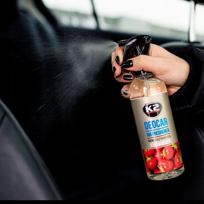 K2 Profesjonalny Samochodowy Odświeżacz Powietrza CAYON STRAWBERRY 250ml - obrazek 2