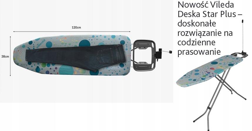 Vileda deska do prasowania standardowa 120x38 - obrazek 2