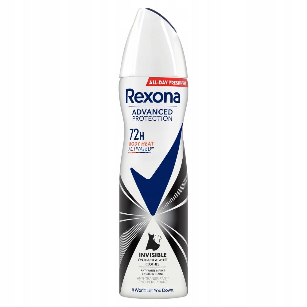 Rexona Advanced Protection Black White Dezodorant damski w sprayu 150ml