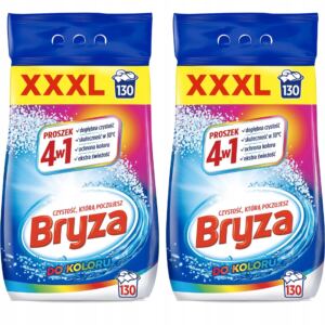 Bryza Proszek do Prania Koloru Kolorowych Tkanin 4w1 2x 8,45kg 260 prań
