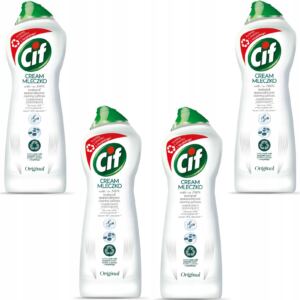 Cif Cream Original Mleczko z mikrokryształkami 650ml 4 sztuki