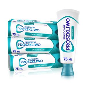 SENSODYNE PROSZKLIWO EXTRA FRESH PASTA DO MYCIA Z臉B脫W NADWRA呕LIWYCH 3X 75ML