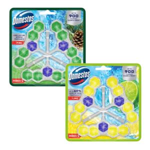 DOMESTOS KOSTKA TOALETOWA ZAWIESZKA DO WC POWER 5 P5 MIX 6x50g