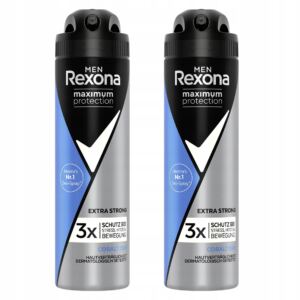 Rexona Men Zestaw Antyperspirant w Sprayu dla Mężczyzn Cobalt Dry 150ml x2