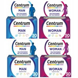 Multiwitamina Zestaw Centrum Woman Ona 60 tab + Witaminy Man On 60 tabletek