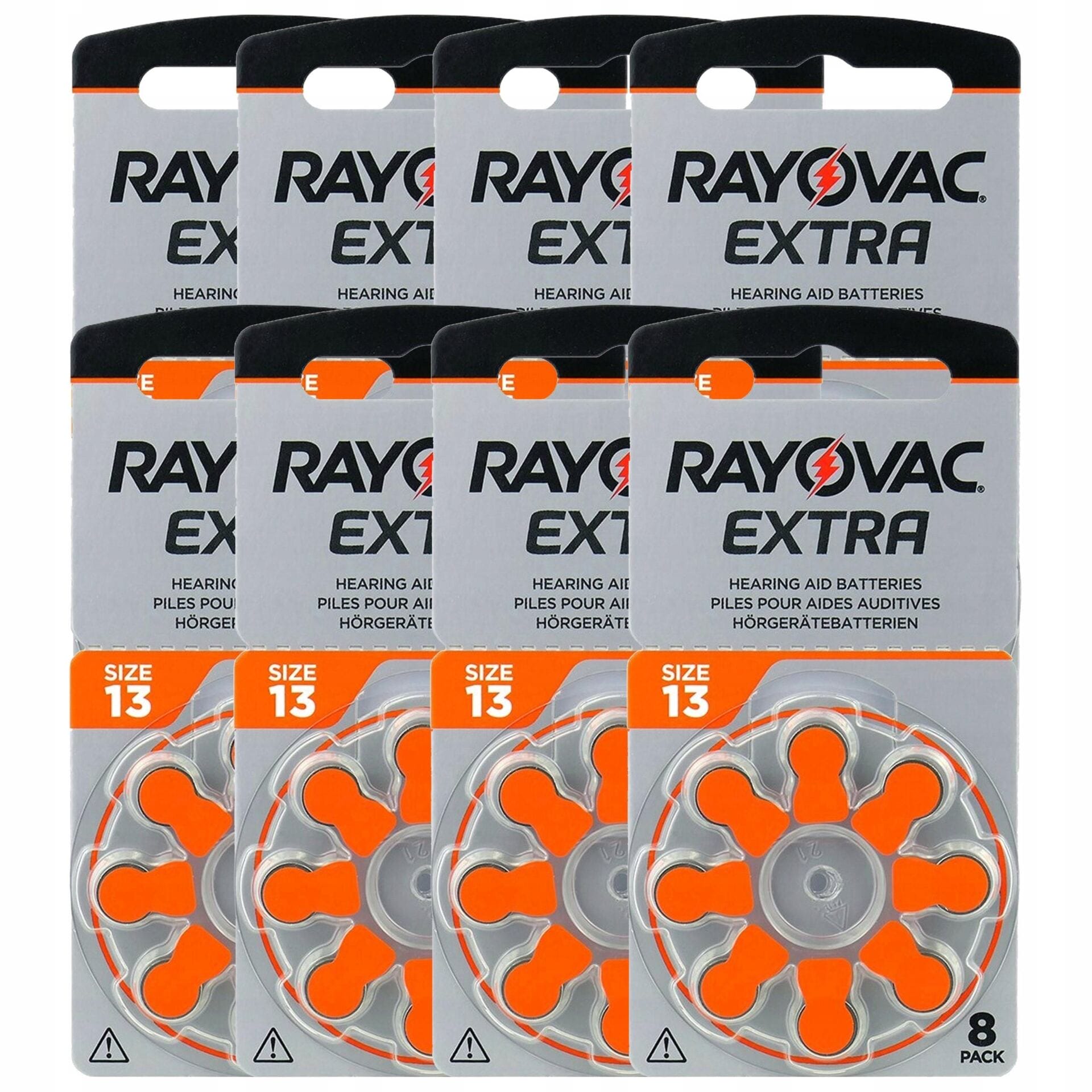 RAYOVAC EXTRA Baterie Słuchowe 13 MF PR48 ZincAir 64szt