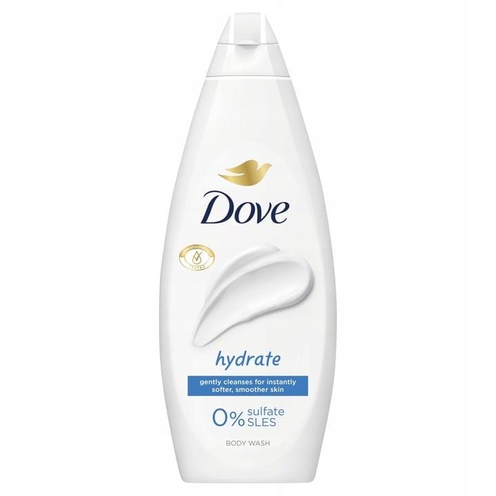 DOVE ESSENTIAL ŻEL POD PRYSZNIC DLA KOBIET HYDRATE NAWILŻAJĄCY 720 ML X2 - obrazek 2