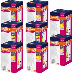 Osram żarówka LED E27 8,5W=60W 806lm 2700K x 8