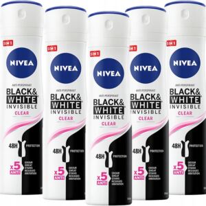 NIVEA WOMAN DEZODORANT INVISIBLE spray 5x150ml