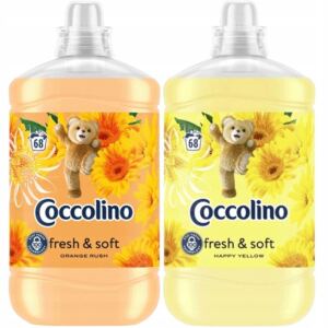 Zestaw Coccolino Creations Silk Lily & Happy Yellow 1,7l x2 MIX 3,4l