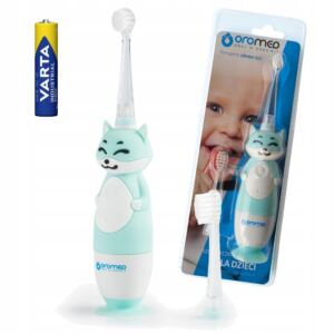 OROMED ORO-KIDS SZCZOTECZKA SONICZNA DO ZĘBÓW DLA DZIECI 0-3 LATA NIEBIESKA
