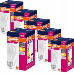 Osram żarówka LED E27 A60 10W=75W 1055lm 2700K x6
