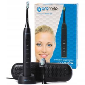 SZCZOTECZKA SONICZNA DO ZĘBÓW ELEKTRYCZNA OROMED BRUSH 5 TRYBÓW+ ETUI IPX7