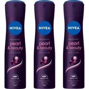 NIVEA Black Pearl antyperspirant spray 150ML *3