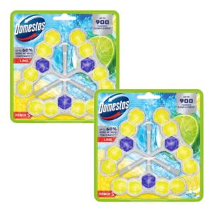 DOMESTOS KOSTKA TOALETOWA ZAWIESZKA DO WC POWER 5 P5 LIME 6x50g