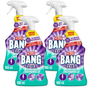 CILLIT BANG PŁYN DO CZYSZCZENIA POWIERZCHNI CZYSTOŚĆ I DEZYNFEKCJA 4X 900ML