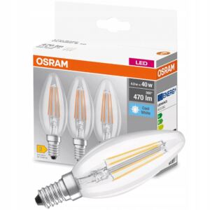 Żarówki Osram Ledvance 4W=40W 4000K LED B40 E14 x3