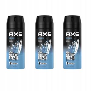 AXE Dezodorant dla Mężczyzn Ice Chill Spray 150ml x3