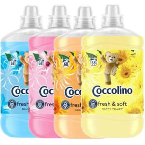 Zestaw Coccolino Creations Blue Splash & Orange Rush 1,7l x4 MIX 6,8l