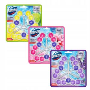 DOMESTOS KOSTKA TOALETOWA ZAWIESZKA DO WC POWER 5 P5 MIX 9x50g