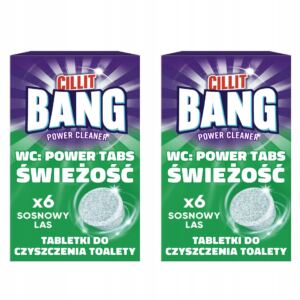 Cillit Bang WC Tabletki Do Czyszczenia Toalety WC o zapachu Sosnowy Las x2