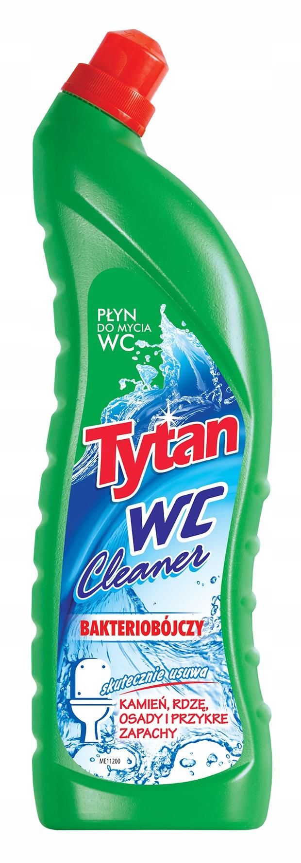 TYTAN PŁYN DO MYCIA TOALETY WC BAKTERIOBÓJCZY MIX 4x1200ml - obrazek 5