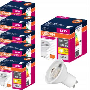 Osram żarówka LED GU10 6,9W=50W 575lm 2700K x 6