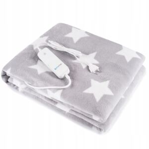 OROMED ORO-BLANKET STAR KOC OGRZEWAJĄCY GRZEWCZY POLAROWY SZARY 130X180 CM