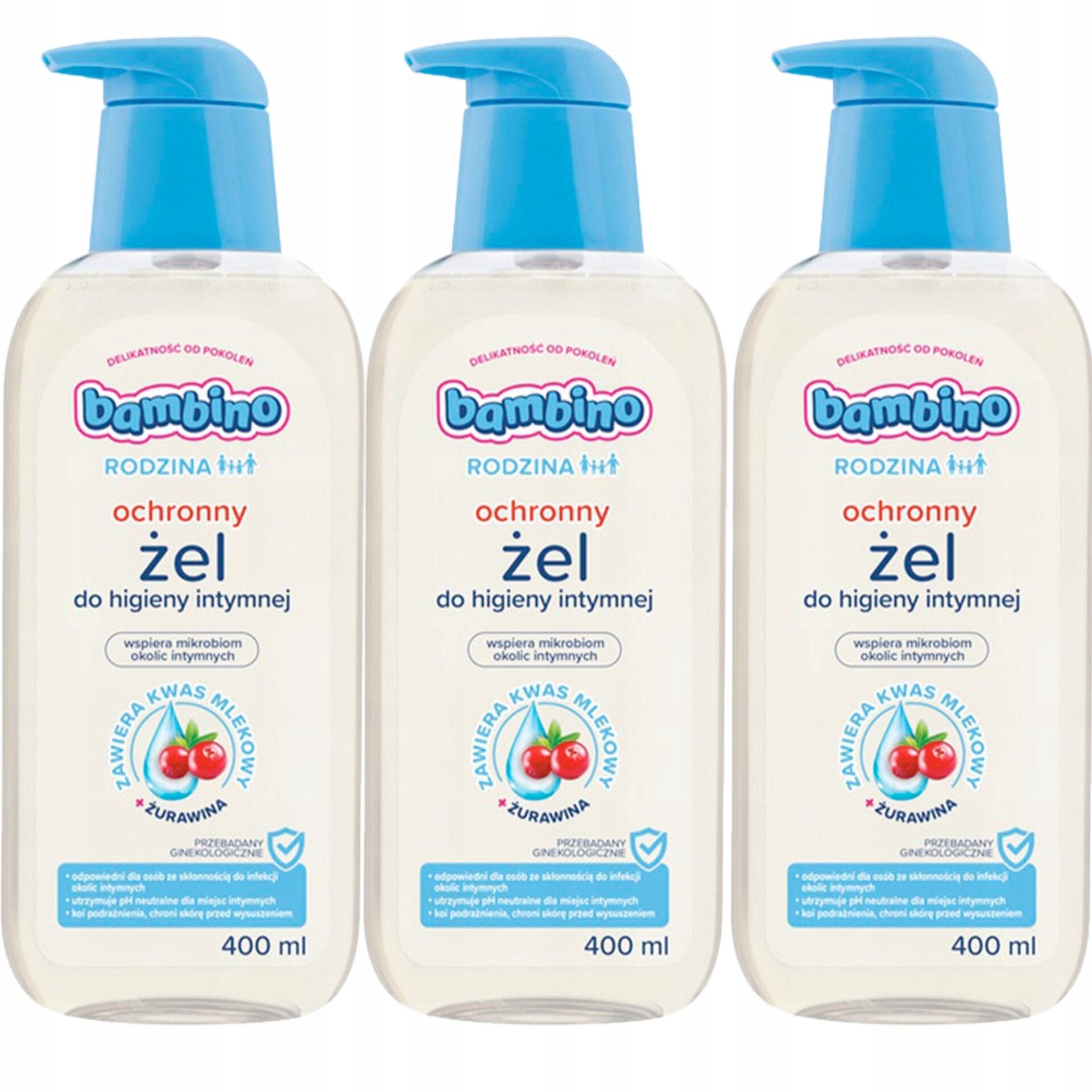 Bambino RODZINA Ochronny żel do higieny intymnej*3