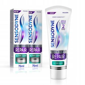 SENSODYNE CLINICAL REPAIR ACTIVE CLEAN PASTA DO ZĘBÓW NADWRAŻLIWYCH 2X 75ML