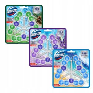 DOMESTOS KOSTKA TOALETOWA ZAWIESZKA DO WC POWER 5 P5 MIX 9x50g