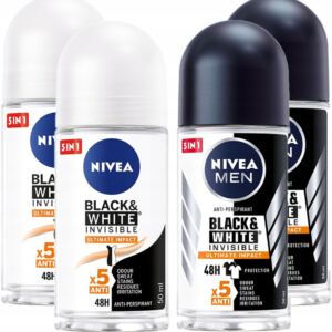 NIVEA ANTYPERSPIRANT Ultimate Rollon ZESTAW 4*50ML