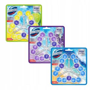 DOMESTOS KOSTKA TOALETOWA ZAWIESZKA DO WC POWER 5 P5 MIX 9x50g