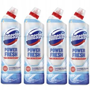 Zestaw Domestos Power Fresh Żel do Toalet Ocean Fresh 700ml x4